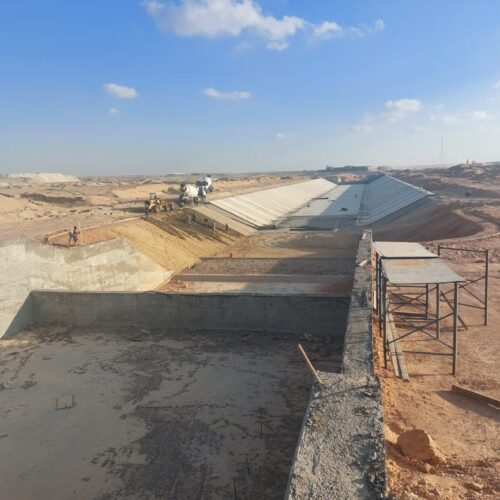 مشروع إنشاء هدار بترعة الحمام – القطاع الصحراوي