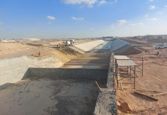 مشروع إنشاء هدار بترعة الحمام – القطاع الصحراوي